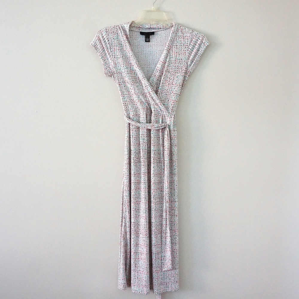 Paint Splattered Pattern Maxi Dress